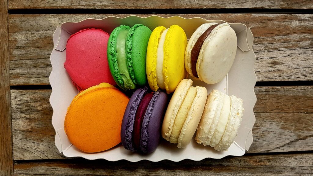 membuat macaroon