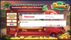 top up Higgs Domino pulsa Telkomsel